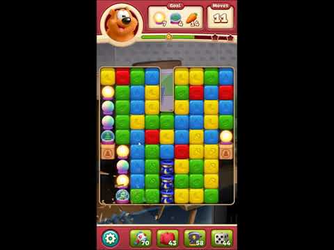 Toon Blast Level 2889 - NO BOOSTERS 🐻🐺🐱 | SKILLGAMING ✔️