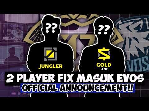 OFFICIALLY ANNOUNCED!! HERE ARE EVOS' JUNGLER AND GOLD LANER FOR MPL ID SEASON 17 | RRQ, EVOS, MLBB