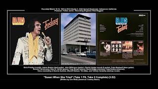 *(1975) RCA &#39;&#39;Susan When She Tried&#39;&#39; (Take 1 FS, Take 2 Complete) Elvis Presley