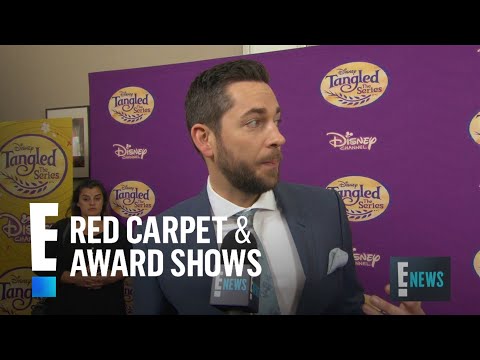 Zachary Levi Gushes Over Reuniting With Mandy Moore | E! Red Carpet & Award Shows