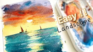 Easy Watercolor Ocean: Paint Seascapes That Look Complex