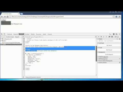 JQuery Tutorial 2 - JQuery Basic Program with complete explanation