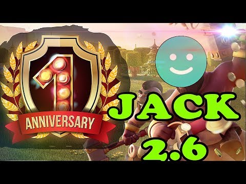 JACK is GOD !!!  One year anniversary of success - Clash Royale