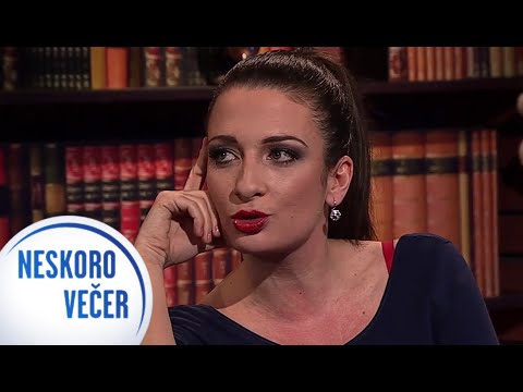 Speváčka Andrea Zimányiová v Neskoro Večer