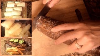 How to Peel & Cook Yucca Root| Cassava Root.