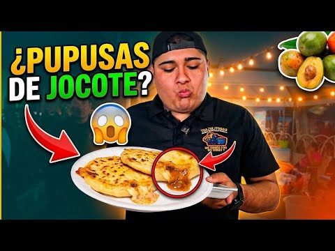 ¡PROBAMOS las EXTRAÑAS Pupusas de JOCOTE en San Lorenzo! 😱🇸🇻 + Caliches Salvadoreños.