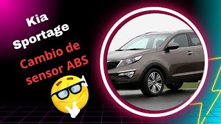 Cambio de sensor ABS Kia Sportage (testigos encendidos)