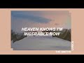 heaven knows i’m miserable now ; the smiths – lyrics
