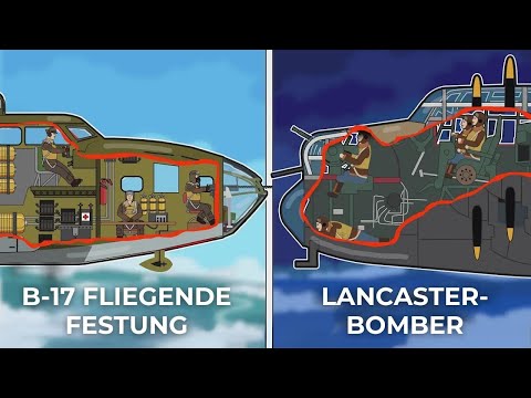 B-17 Fliegende Festung VS. Lancaster-Bomber