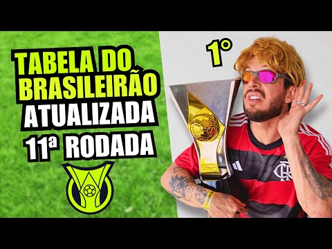 TABELA DO BRASILEIRÃO 🅰️⚽ 11ª Rodada
