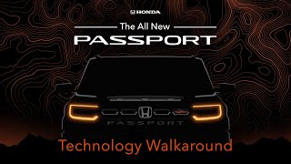 Honda 2026 Passport Walkaround: Technology