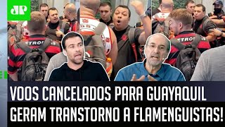 ‘É um problema! Cara, torcedores do Flamengo estão…’: Voos cancelados para Guayaquil geram confusão