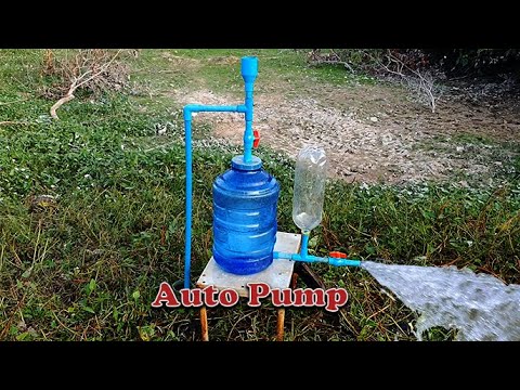 he make free energy water pump From Deep well, #freeenergy # Auto pump #pvc