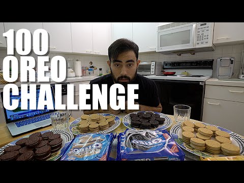 100 OREO CHALLENGE | 6,583 CALORIES