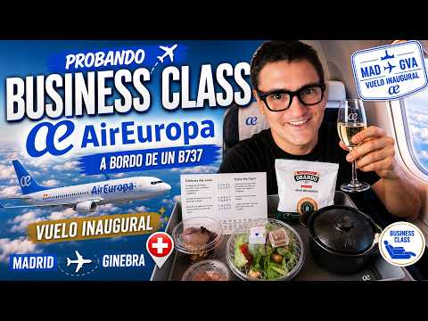 Air Europa B737 Business Class