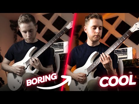 Making a boring riff cool in 1 minute