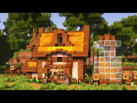 Minecraft: How to Build a Beekeeper's house I Easy Relaxing tutorial