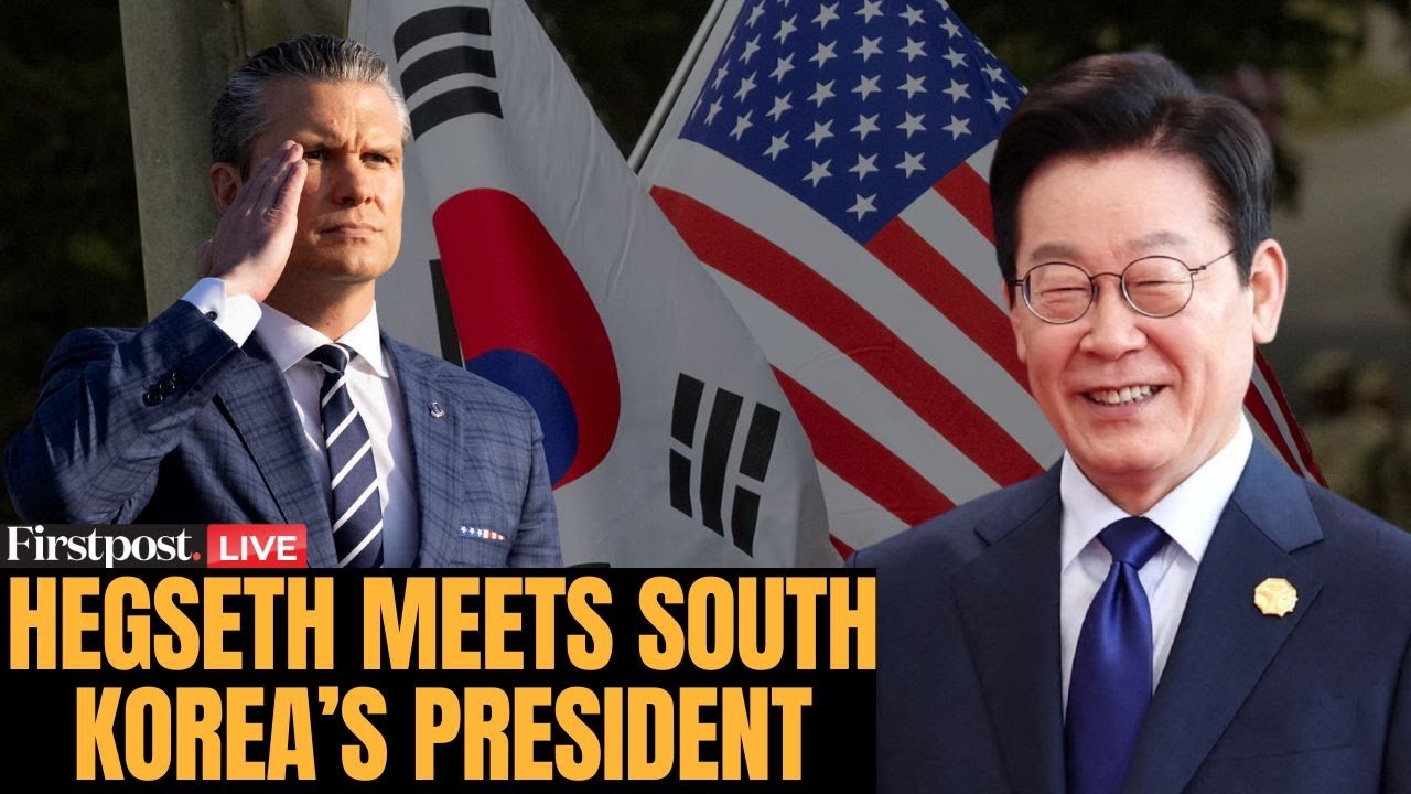 LIVE: US Defense Secretary Pete Hegseth Meets South Korean President Lee Jae Myung in Seoul | N18G