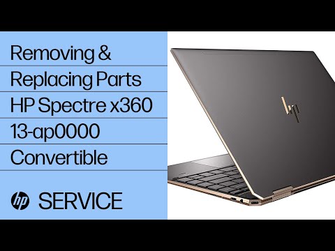 Removing & replacing parts for HP Spectre x360 13-ap0000 | HP Computer Service