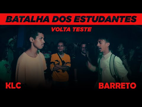 (Alto nível 🌡️) Klc x Barreto | Primeira fase | Batalha dos Estudantes | Guarulhos | SP
