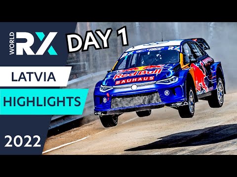 世界ラリークロス 第5戦第6戦ラトビア（リガ）Day1ハイライト動画