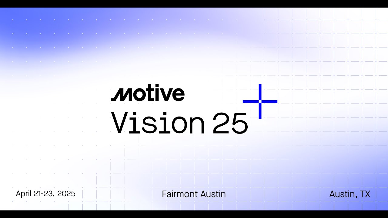 Motive Vision 25 Keynote Address