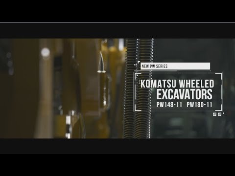 Komatsu PW148-11, excavator