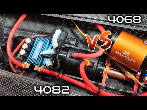 Rocket V/s Spektrum 1900kv Brushless Motor Test Oxidean Marine Dominator - Rc Boat Motor Comparison