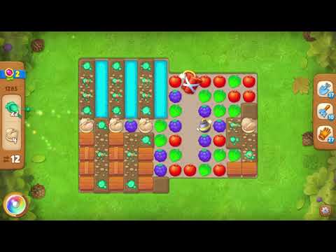 Gardenscapes 1285 Level - 15 moves - NO BooSTERS