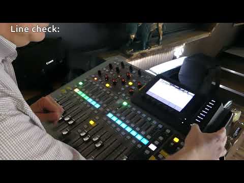 Mixing the "beckwith" band on a Behringer X32 Compact - Video 36