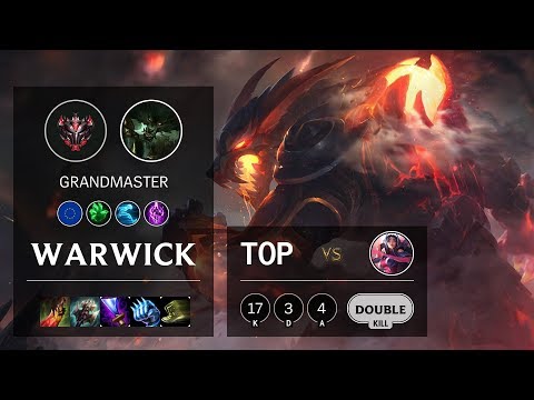 Warwick Top vs Irelia - EUNE Grandmaster Patch 10.9