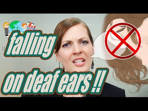 英語フレーズ28/100: Falling on deaf ear ear (Englisch Redewendung 28/100: Falling on deaf ears)