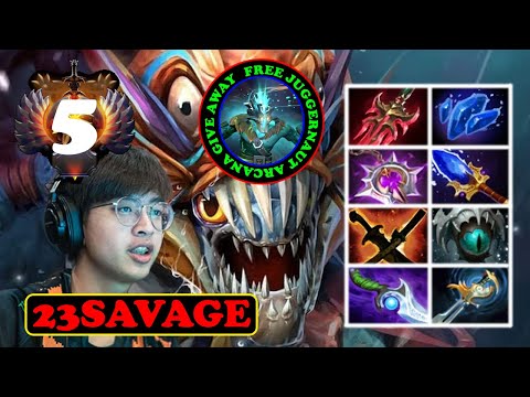 23SAVAGE SMURFING SLARK VS CATACLYSM RAVAGE COMBO GAME OF SKILLS | DOTA2ORBS