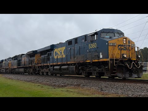 CSX 5360 leads an absolutely massive M407 with a friendly engineer!! 10-11-2025