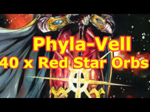 40 X Red Stars Phyla-Vell Opening | Ability Overview | Marvel Strike Force - Free to Play