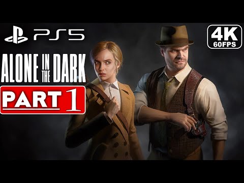 ALONE IN THE DARK Gameplay Walkthrough Part 1 FULL DEMO [4K 60FPS PS5] - No Commentary