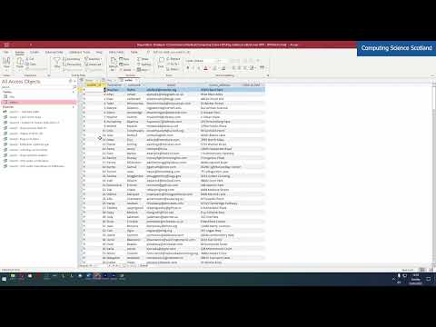 National 5 DDD Lesson 13 - INSERT INTO