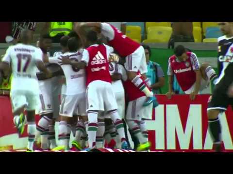 Vasco 1x1 Fluminense - Semifinal Campeonato Carioca 2014 - Gol de Fred