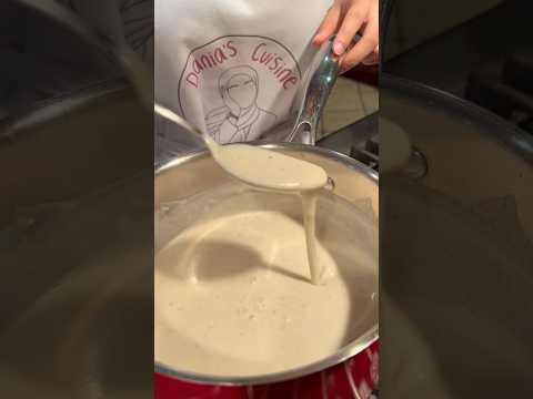 Béchamel is the ultimate upgrade to your lasagna😌 #recipe #quickrecipe #easyrecipe #cooking #food