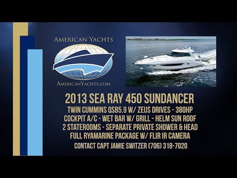 2013 Sea Ray 450 Sundancer Sun Daze Video
