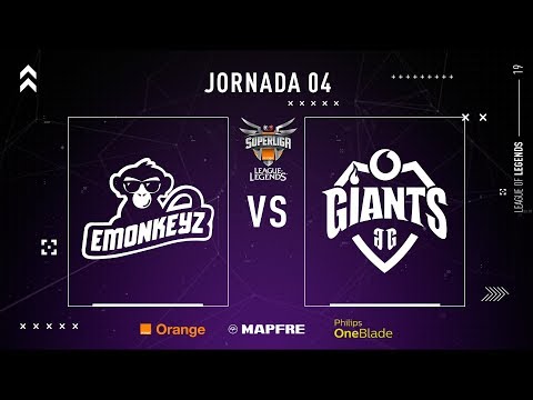 EMONKEYZ CLUB VS VODAFONE GIANTS | Superliga Orange League of Legends | Jornada 04 | Temporada 2019
