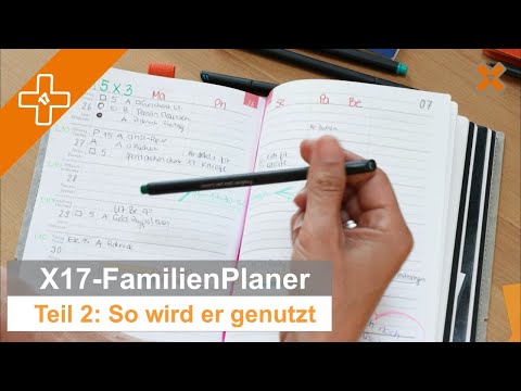 X17 | Familien-Planer-Paket: Wie ich den Famlienplaner nutze