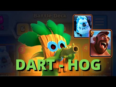 2.5 Dart Goblin Hog Rider Cycle Deck - CLASH ROYALE