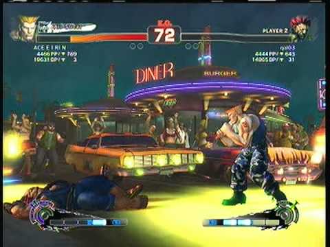 SSFIVAE: Guile (ACE E I RI N) vs. Akuma (qal03)  SD