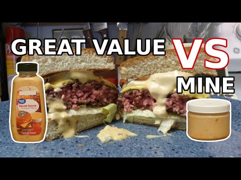 Great Value Secret Sauce VS Homemade Big Mac Special Sauce