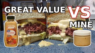Great Value Secret Sauce VS Homemade Big Mac Special Sauce
