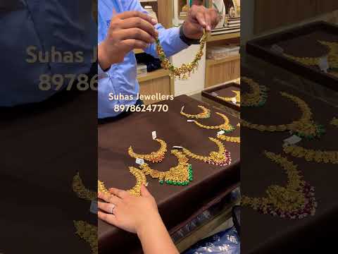 Deep Nakshi collection😍 Suhas Jewellers, Khammam. #shorts #nakshi #necklace #youtube #916gold