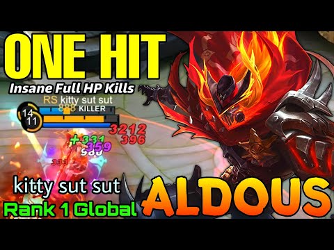 Crazy One Hit Aldous Monster 18 Kills! - Top 1 Global Aldous by kitty sut sut - Mobile Legends
