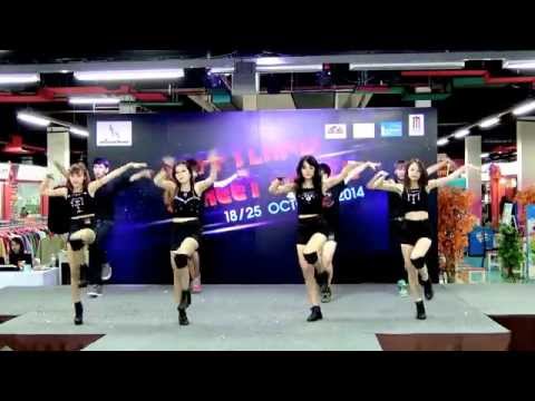 141018 Vincentia cover KARA - Mamma Mia @Happyland Street Dance (Audition)