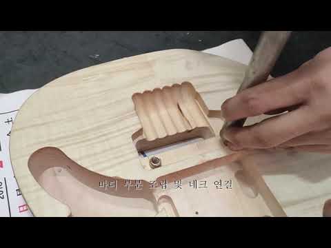 일렉기타 조립하기  How to build DIY guitar kit (Jem style)